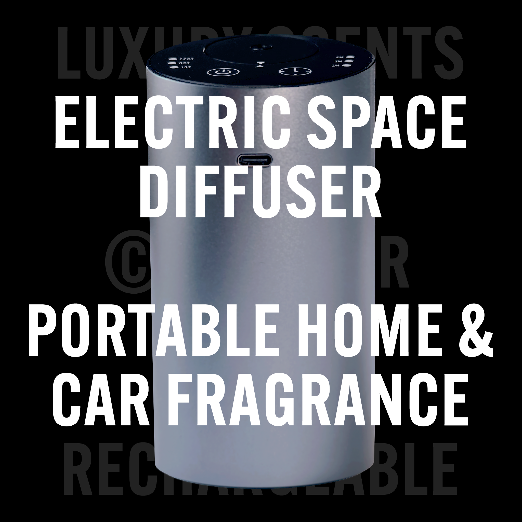 Electric Space Diffuser: Portable Home & Car Fragrance | ©FUMEBAR